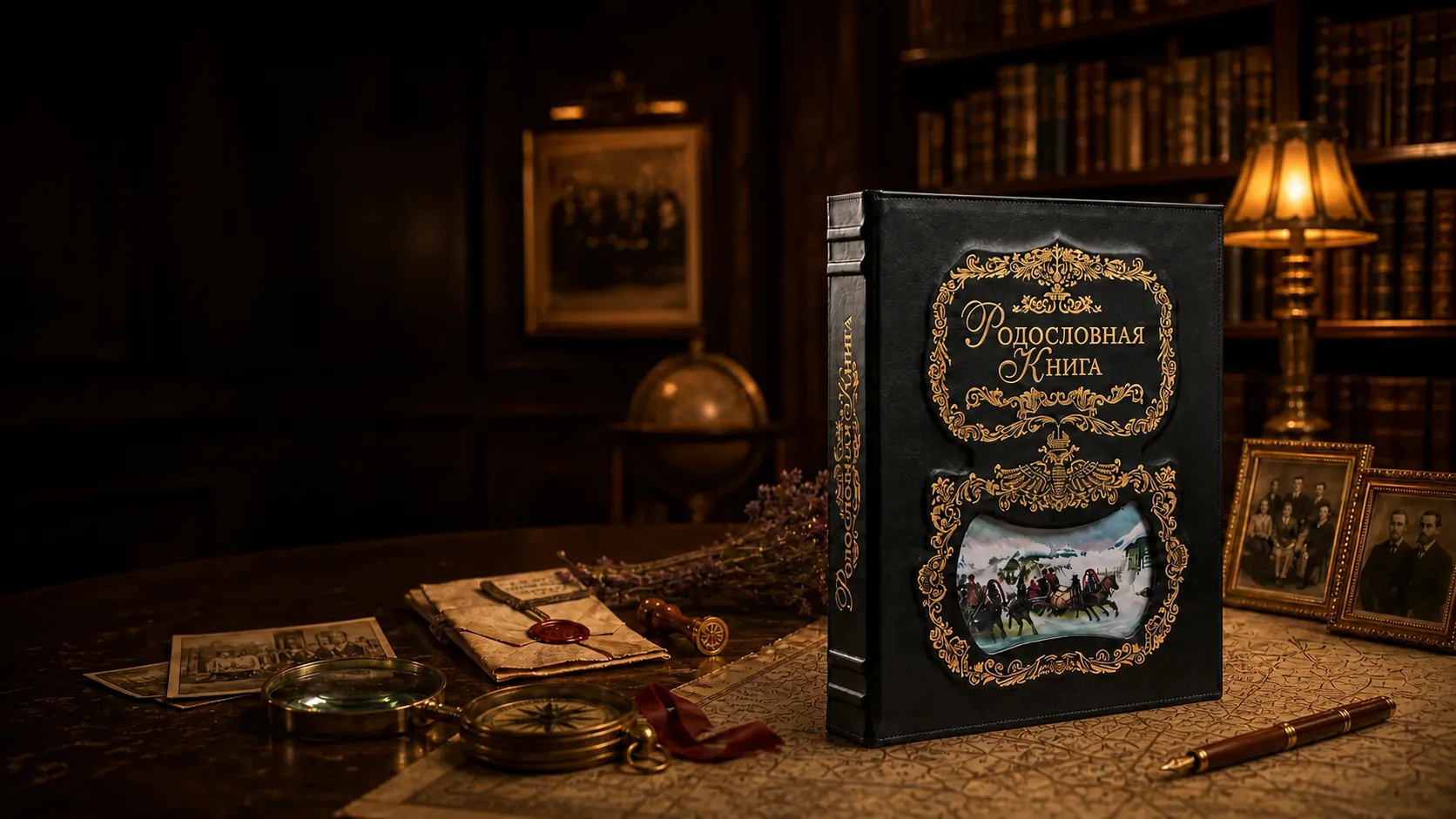 Подарочная родословная книга Тройка